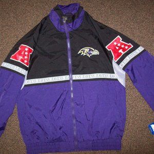 BALTIMORE RAVENS NFL Starter Nylon Safari Jacket 2X